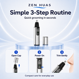 Rechargeable Electric Nose Hair Trimmer with LED Digital Display, 360 Degree Head and Type-C Fast Charging - product detail 8
