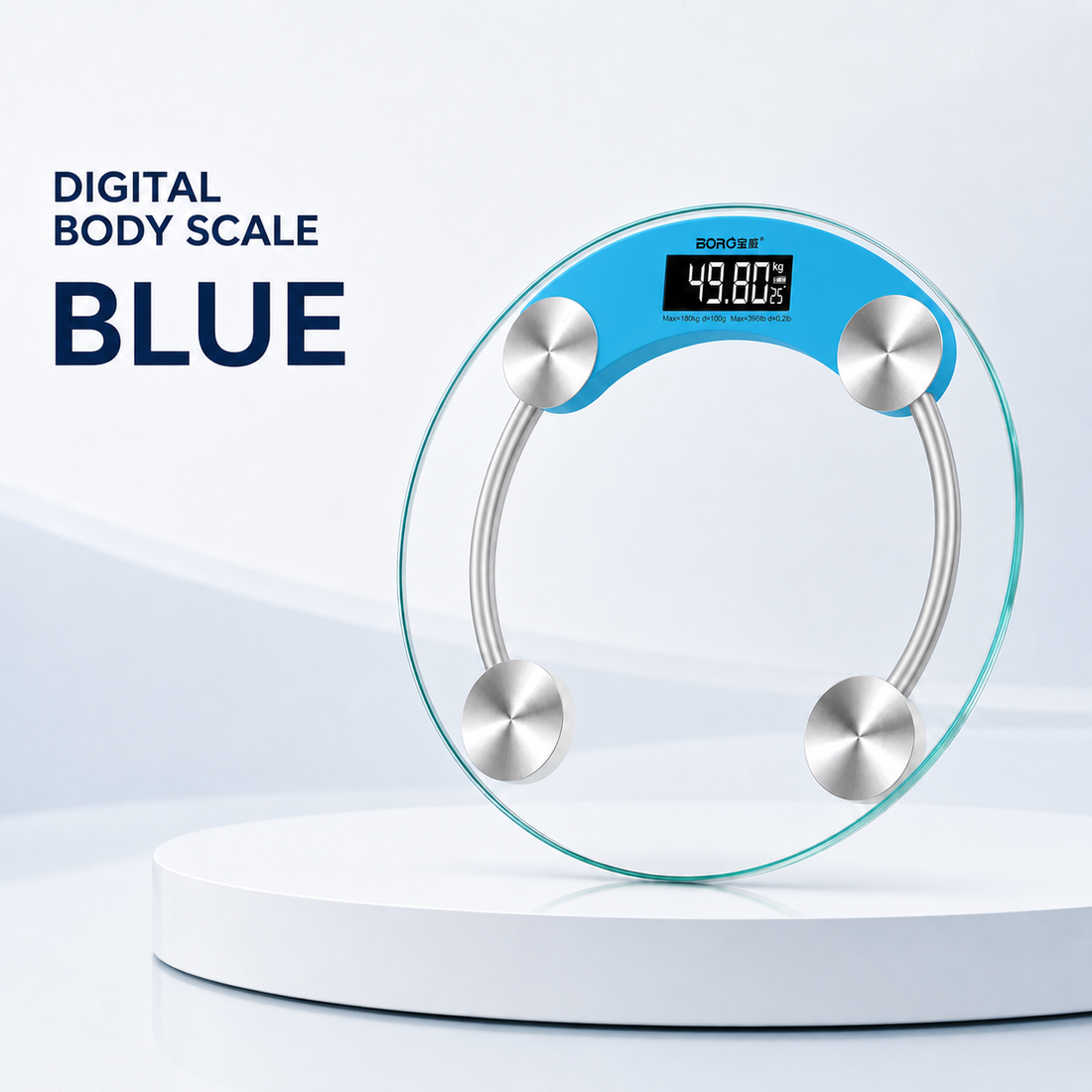 Digital body scale Blue