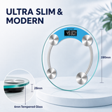 Digital body scale slim design