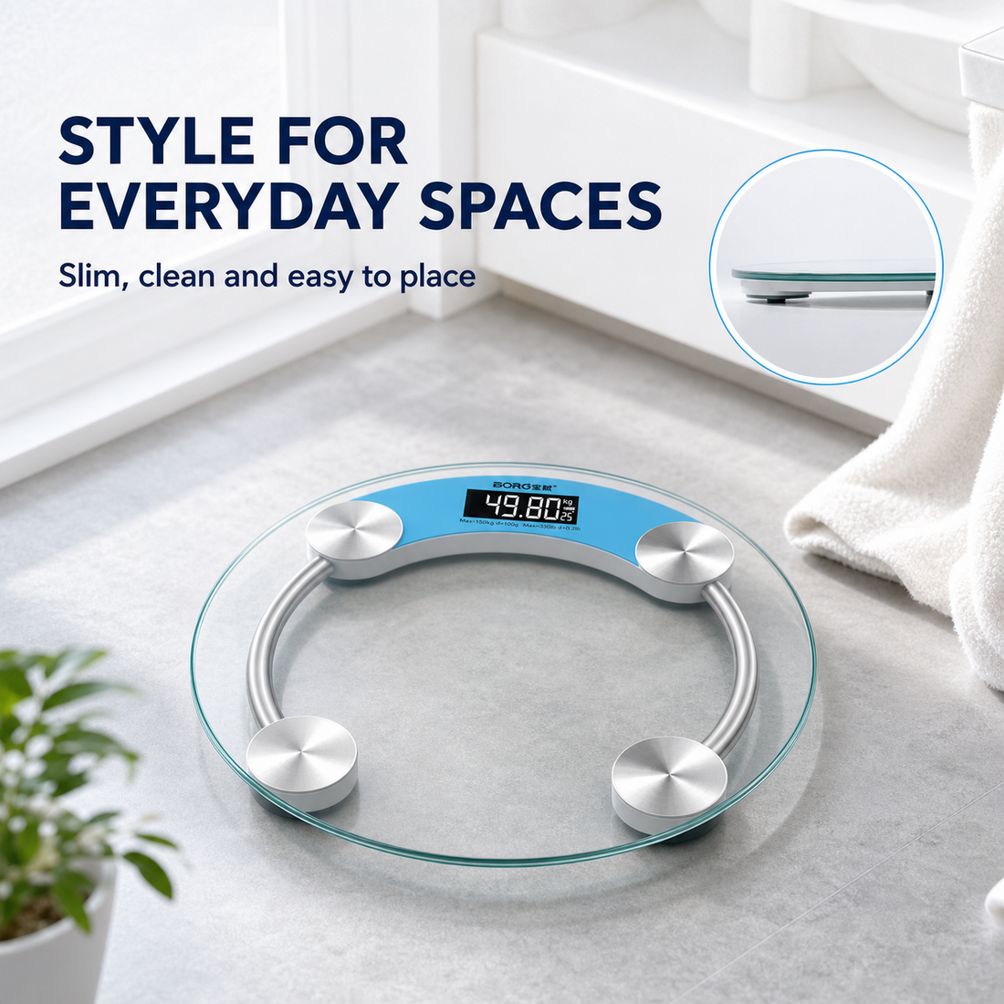 Digital body scale home use