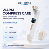 Smart Blackhead Remover Pore Vacuum with HD Camera, Warm Compress, 5 Suction Levels and 6 Cleaning Tips - product detail 2