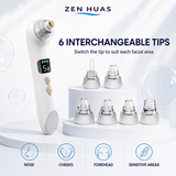 Smart Blackhead Remover Pore Vacuum with HD Camera, Warm Compress, 5 Suction Levels and 6 Cleaning Tips - product detail 4
