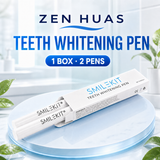 Teeth Whitening Pen 2pcs Brush Tip Gel Applicator Twist Design Portable Oral Care Daily Surface Stain Care