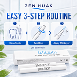 Teeth Whitening Pen 2pcs Brush Tip Gel Applicator Twist Design Portable Oral Care Daily Surface Stain Care - product detail 3