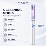 Sonic toothbrush five cleaning modes