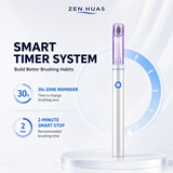 Sonic toothbrush smart timer
