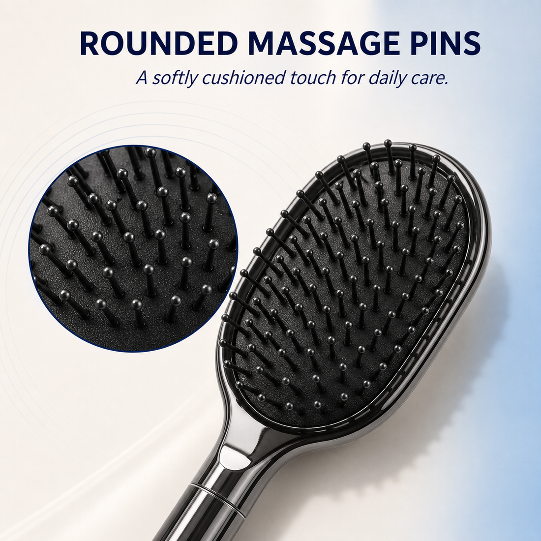 Hair comb gift set rounded massage pins