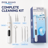 Ultrasonic Dental Scaler Tooth Cleaner with LED Light, 3 Cleaning Modes, 2 Precision Heads and Oral Care Kit - product detail 7