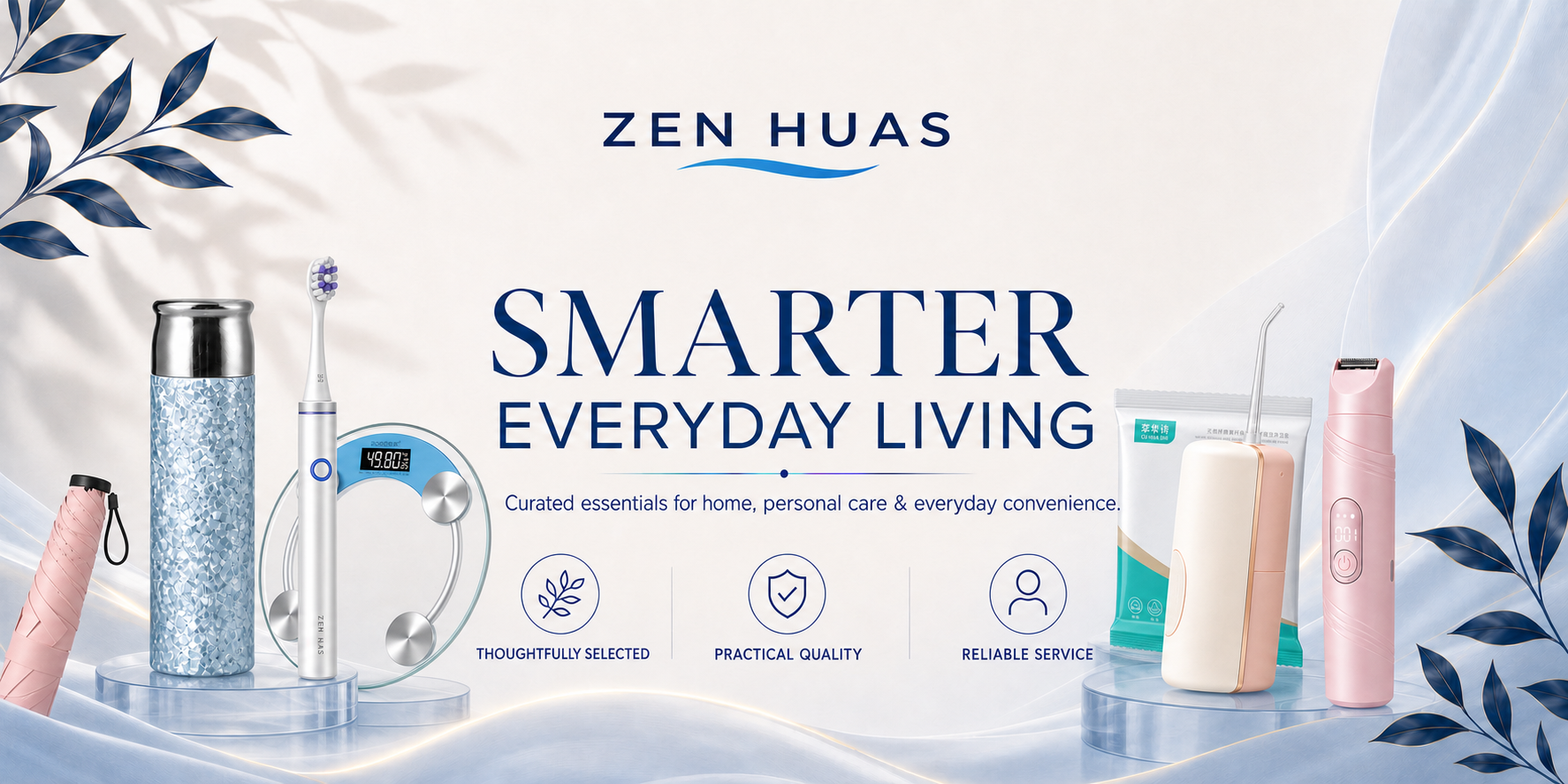 Zen Huas Smarter Everyday Living homepage banner