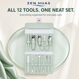 Manicure Pedicure Set complete 12 piece set