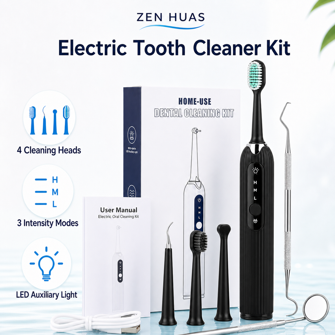 Electric Tooth Cleaner Kit main image