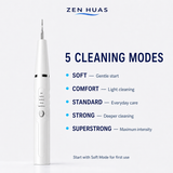 Five cleaning modes