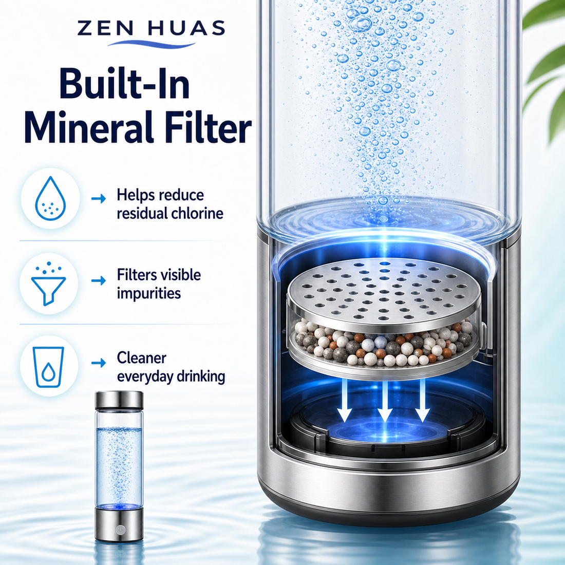 Mineral filter component