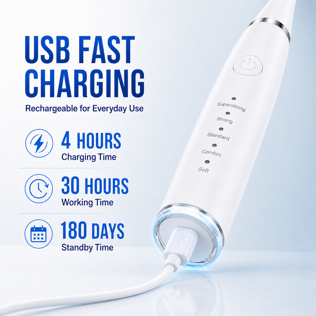 ZEN HUAS Electric Teeth Cleaner Set detail 5