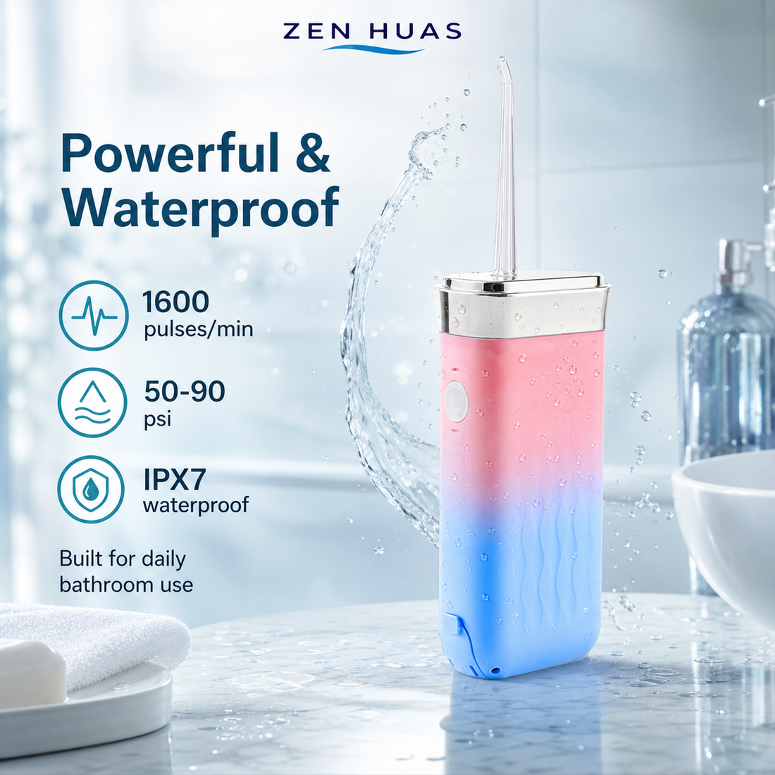 Portable Water Flosser powerful waterproof
