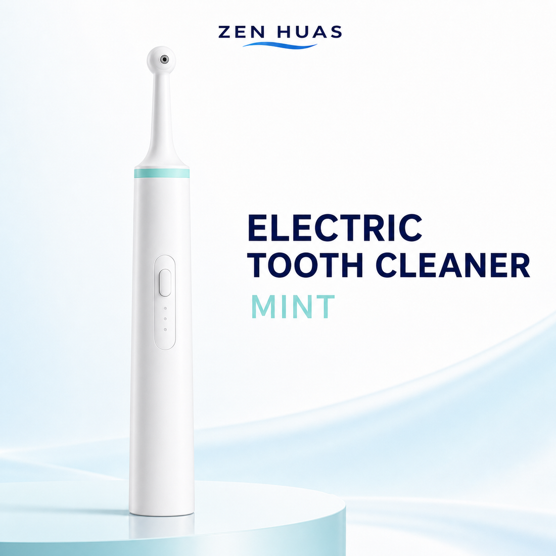 Electric Tooth Polisher in Mint Green