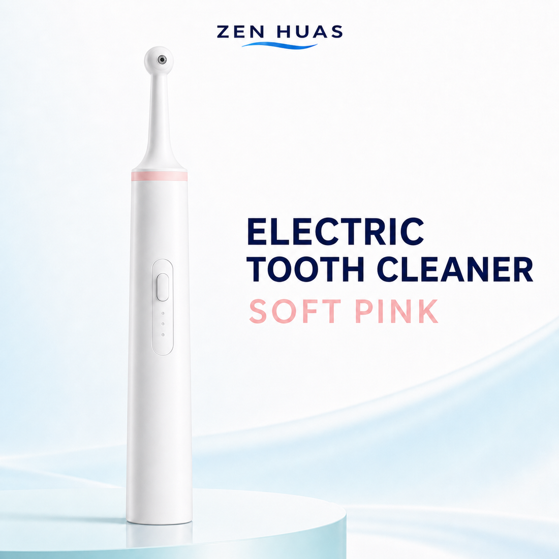 Electric Tooth Polisher in Soft Pink