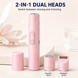 Dual interchangeable heads