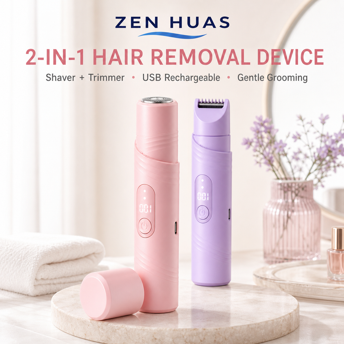 2-in-1 Hair Removal Device