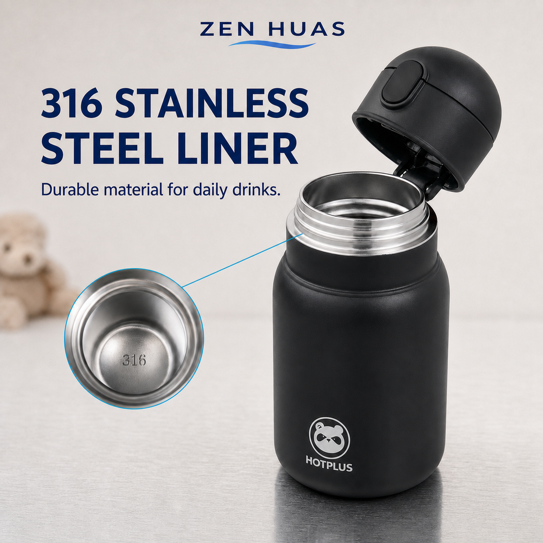 316 stainless steel liner