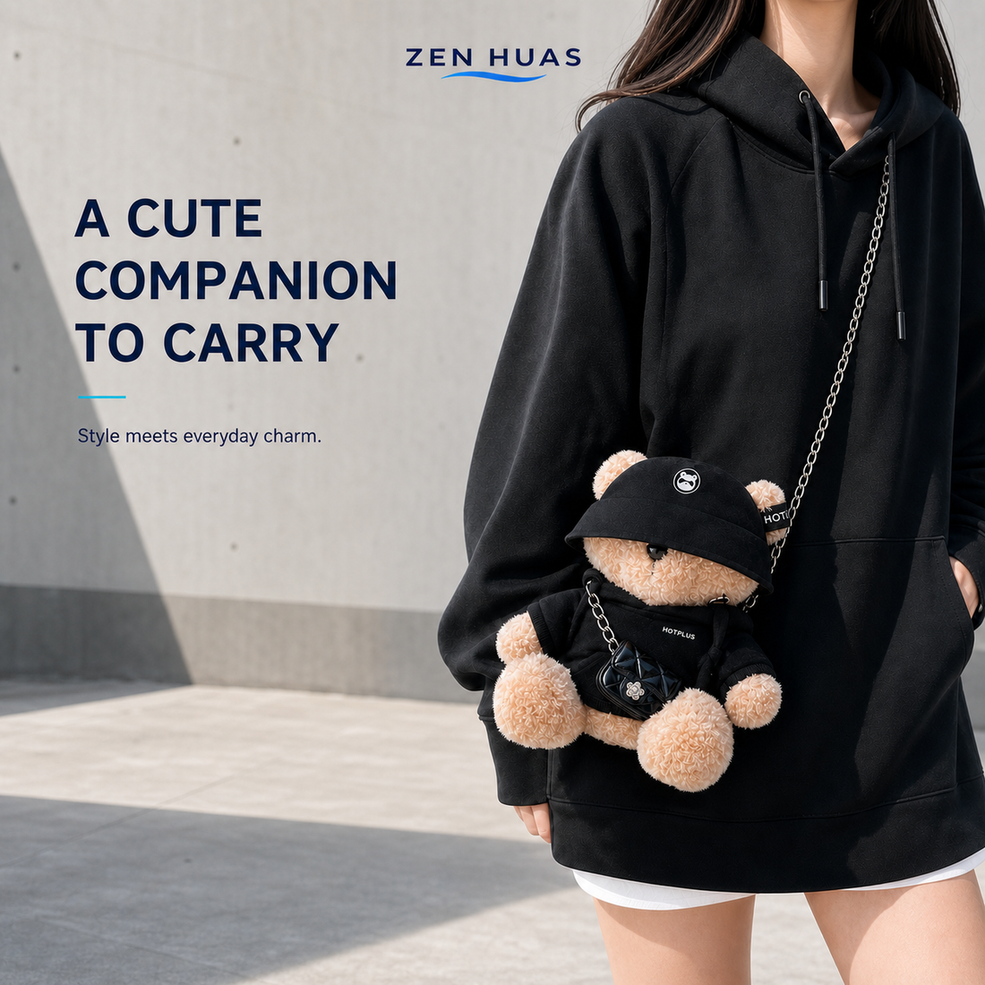 Wearable teddy companion