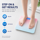 Scale 410 step-on operation