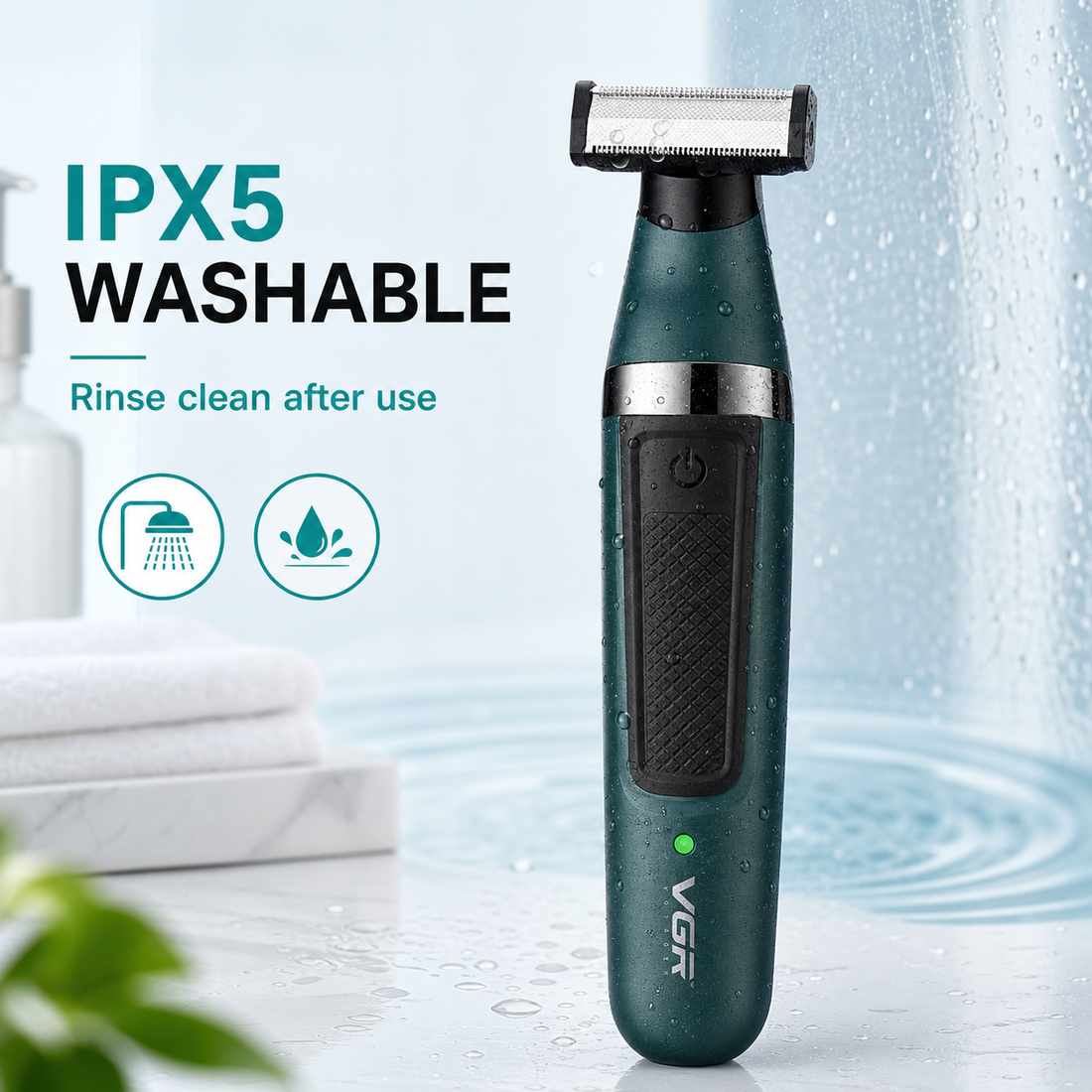 IPX5 washable design