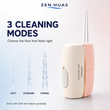 Three cleaning modes