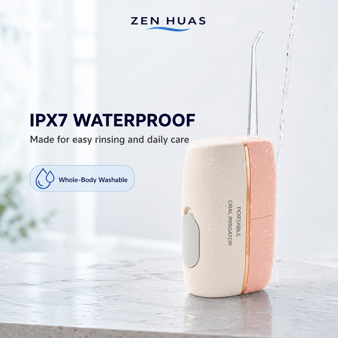 IPX7 waterproof design